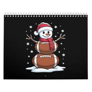 Christmas American Football Snowman Xmas Sport Calendar