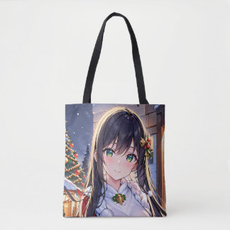 Christmas Amine Tote Bag