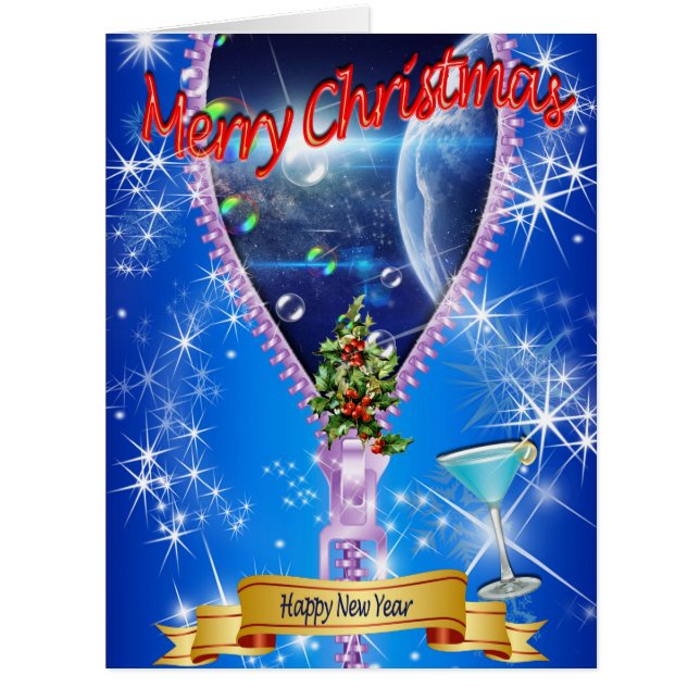 Christmas and a Happy New Year (Front)