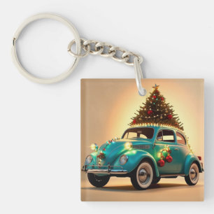 christmas and a vintage car key ring