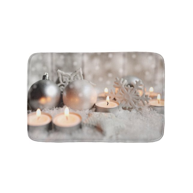 Christmas and Advent Decoration Bath Mat (Front)