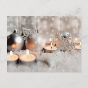 Christmas and Advent Decoration Postcard