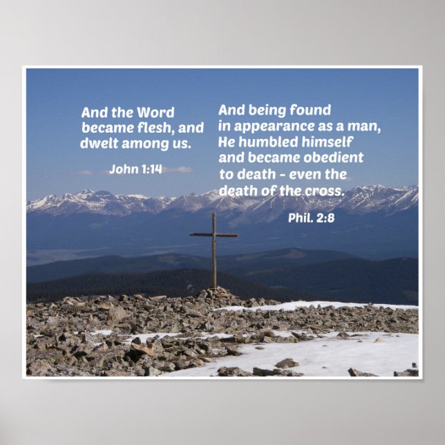 Christmas and Easter message Poster (Front)