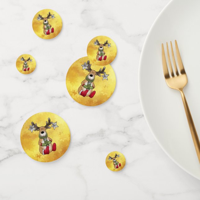Christmas and Elk confetti (Group)