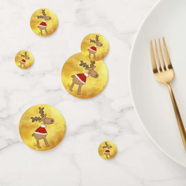 Christmas and Elk confetti (Group)