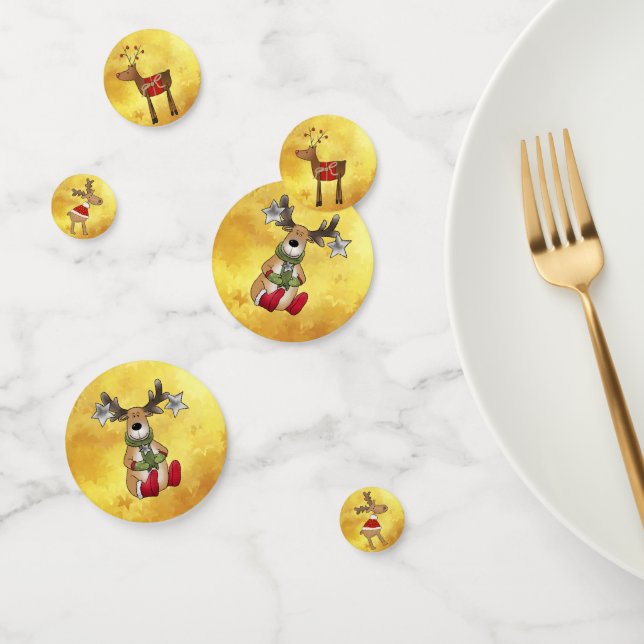 Christmas and Elk confetti (Group)