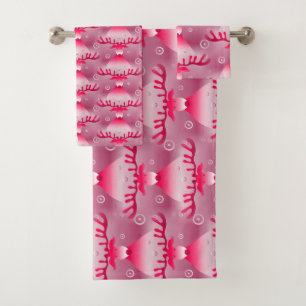 Christmas and New Year Bath Towel Set