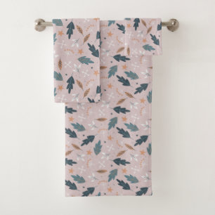 Christmas and New Year Bath Towel Set