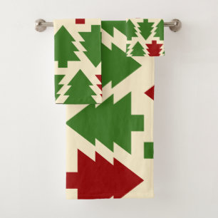Christmas and New Year Bath Towel Set