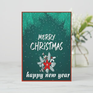 christmas and new year card