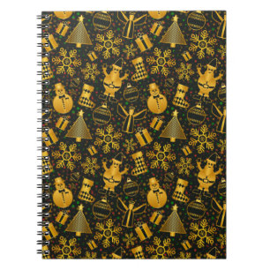 Christmas And New Year Design Notebook