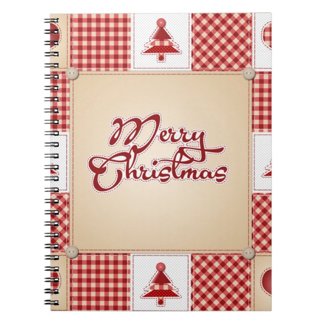 Christmas And New Year Design Notebook (Front)