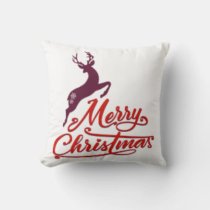 Christmas And New Year Graphic Design, Wild Animal Cushion