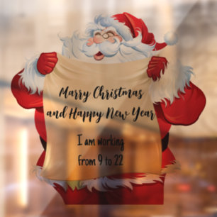 Christmas and Santa with custom note