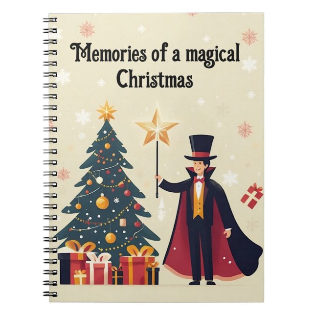 Christmas and The Magician Notebook (Front)