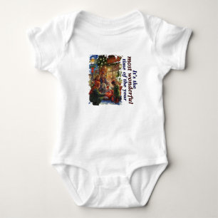 Christmas and winter Design Baby Jersey Bodysuit