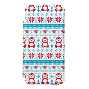 Christmas and Winter knitted pattern Incipio Watson™ iPhone 5 Wallet Case