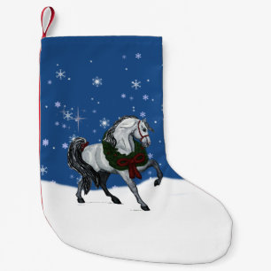 Christmas Andaulusian Horse Stocking