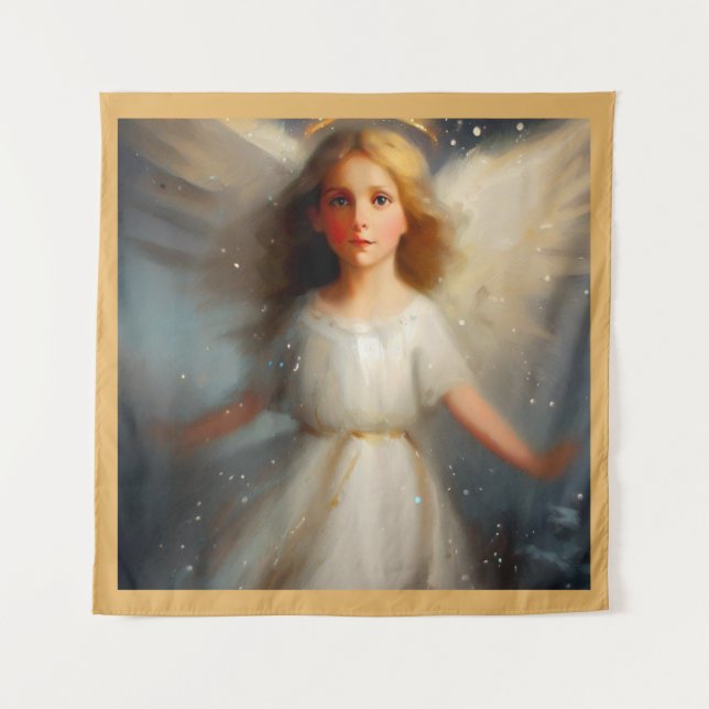 Christmas Angel 2 Tapestry (Front)