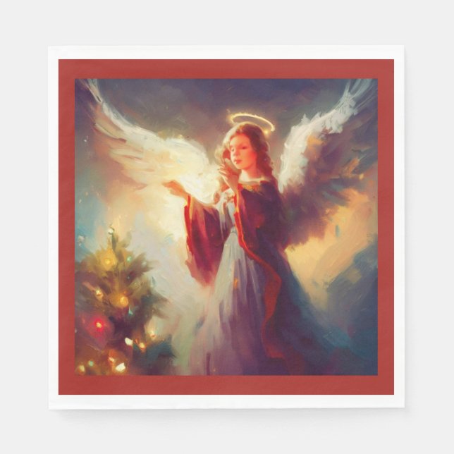 Christmas Angel 3 Napkin (Front)