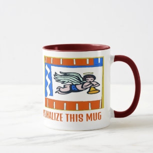 Christmas Angel, add text to personalise,  Mug