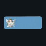 Christmas Angel Address Labels<br><div class="desc">merry christmas angel address labels</div>