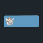 Christmas Angel Address Labels<br><div class="desc">merry christmas angel address labels</div>