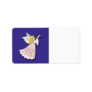 Christmas Angel Avery Label