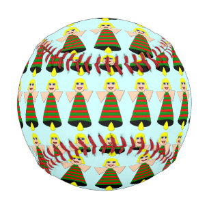 Christmas Angel Bell Baseball