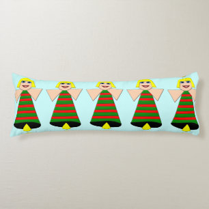 Christmas Angel Bell Body Pillow