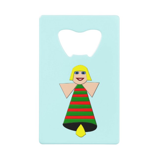 Christmas Angel Bell Bottle Opener (Front)