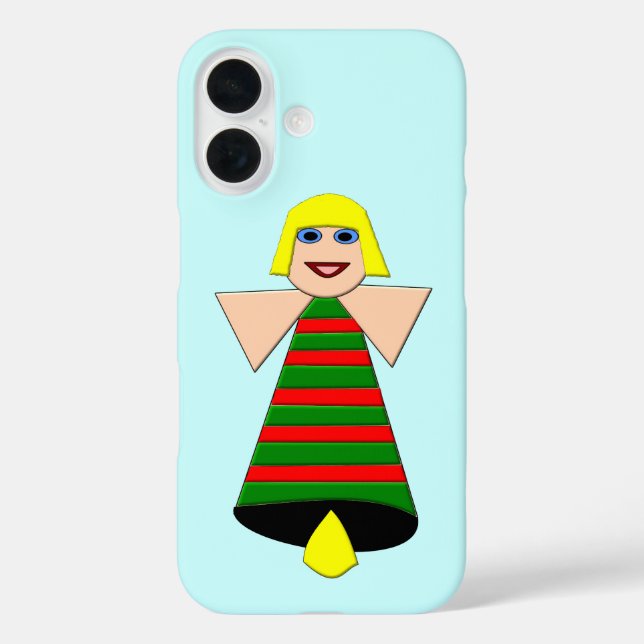 Christmas Angel Bell Case-Mate iPhone Case (Back)