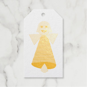 Christmas Angel Bell Custom Gift Tags