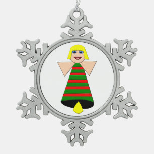 Christmas Angel Bell Ornament