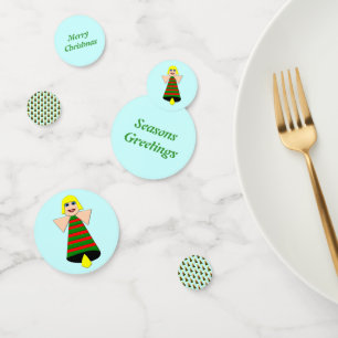 Christmas Angel Bell Personalised Confetti