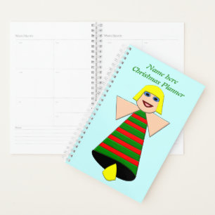 Christmas Angel Bell Personalised Planner