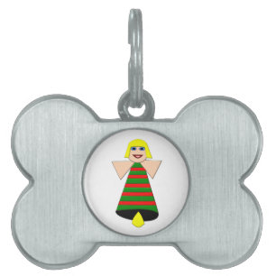 Christmas Angel Bell Pet Tag