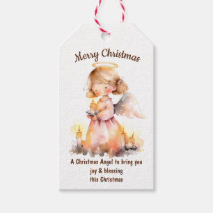 Christmas Angel Blessing Gift Tags