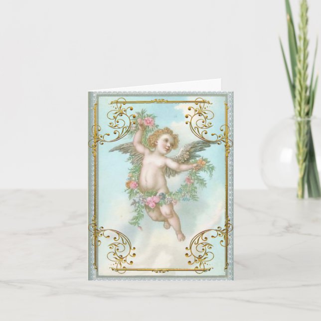 Christmas Angel Card - Customised (Front)