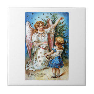 Christmas Angel Ceramic Tile