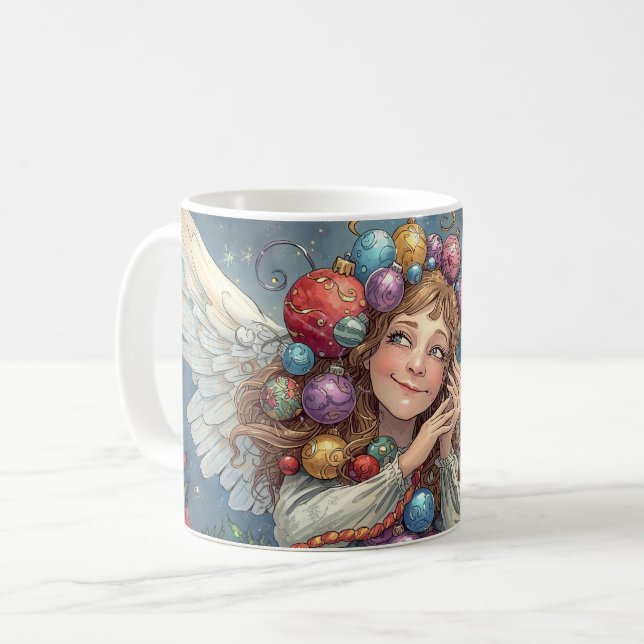 Christmas Angel  Coffee Mug (Front Left)