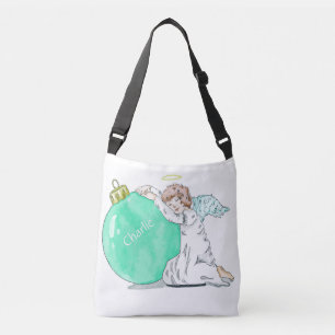 Christmas Angel custom name bags