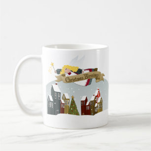 Christmas Angel - Glad Tidings, Christmas Blessing Coffee Mug