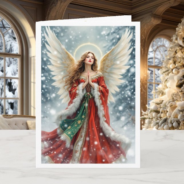 Christmas Angel Good News & Great Joy Greeting Card (Creator Uploaded)