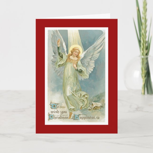 Christmas Angel Holiday Card (Front)