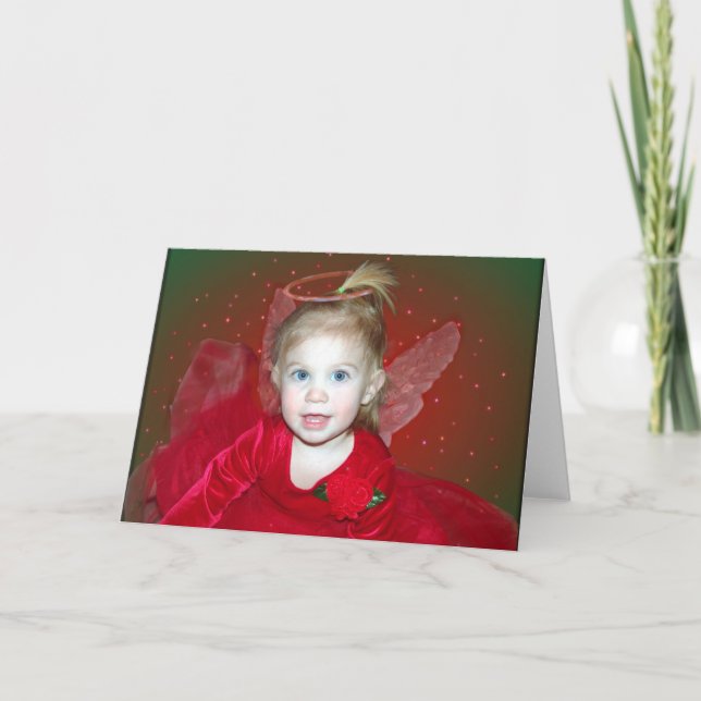 Christmas Angel Holiday Card (Front)