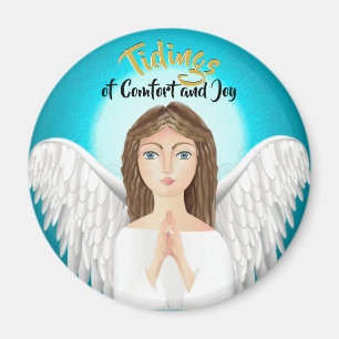 Christmas Angel Holiday Magnet