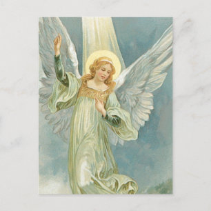 Christmas Angel Holiday Postcard