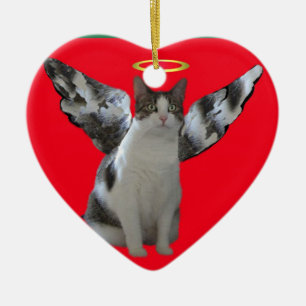 Christmas Angel Kitty Ornament