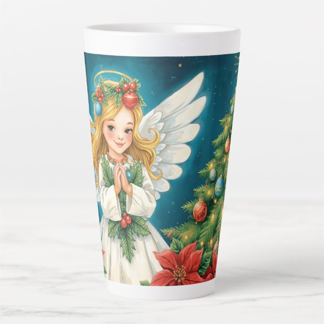 Christmas Angel  Latte Mug (Front)